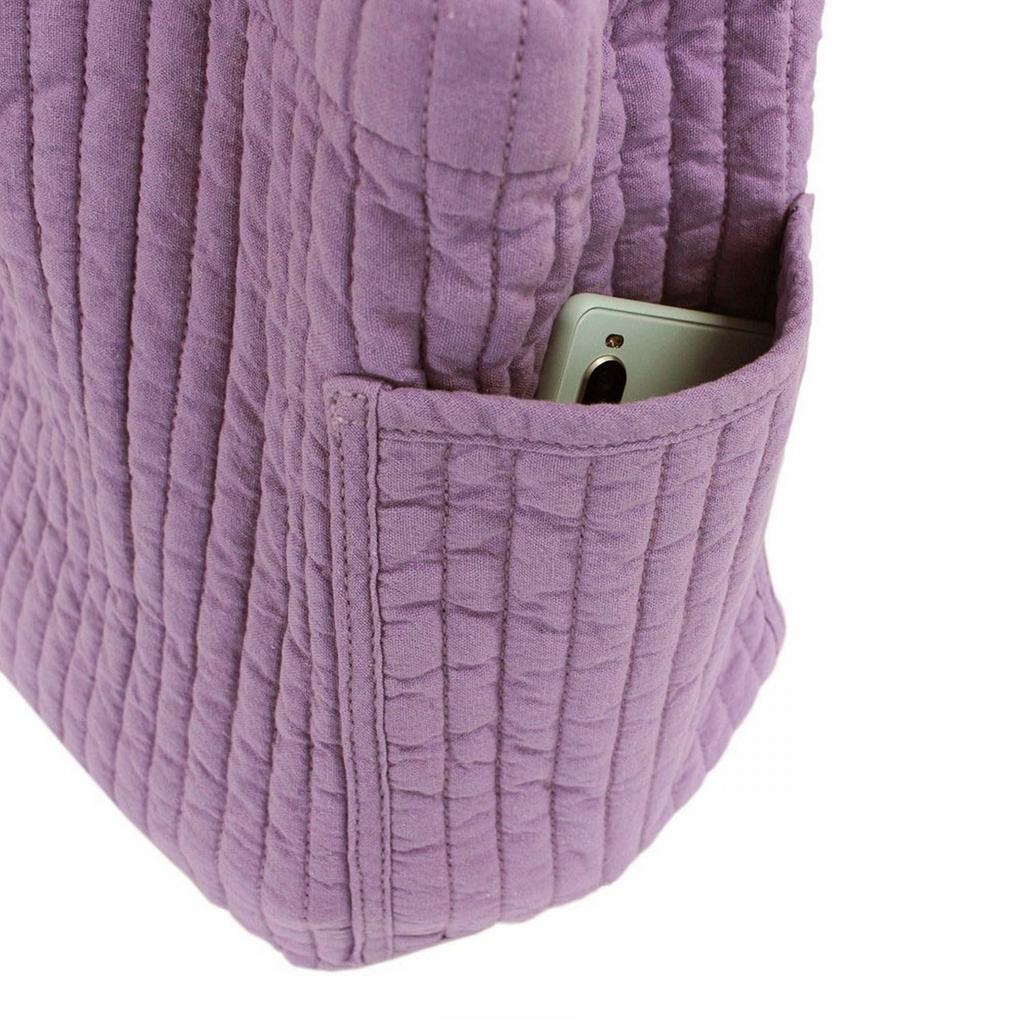 1228 Стеганая сумка через плечо SC Medium Ible [Rootote] (Песочно-бежевый)