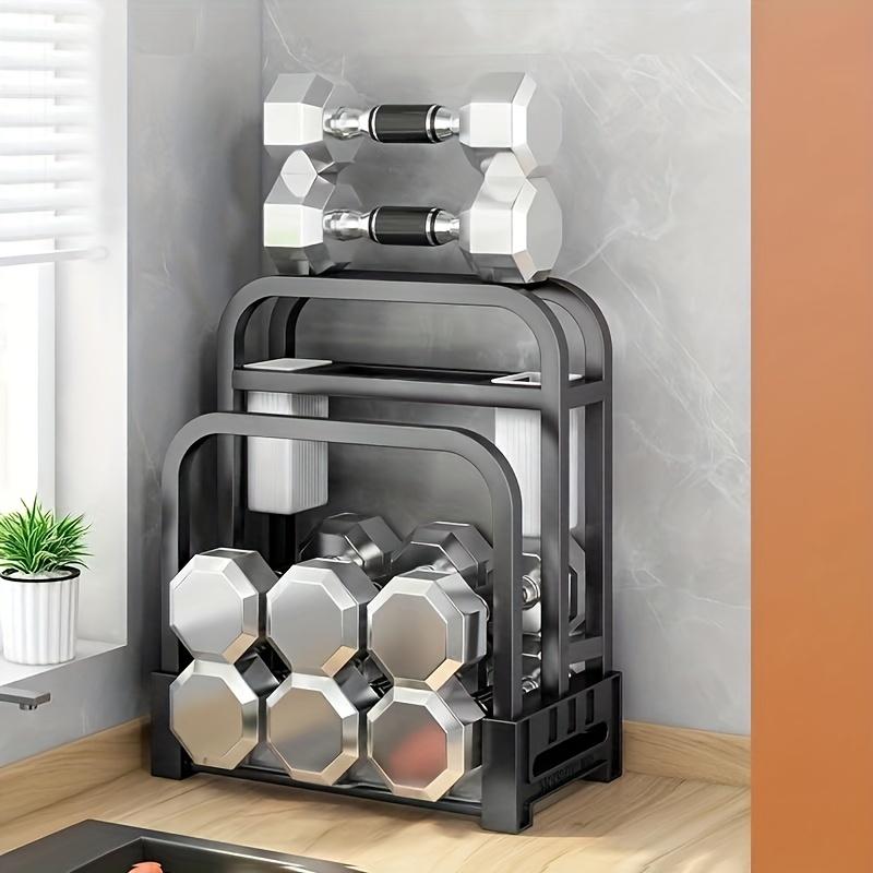 1 шт. Держатель для ножей из нержавеющей стали, кухонная стойка, стойка для разделочной доски, разделочная доска, интегрированная стойка для хранения ножей