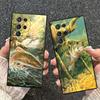 Рыболовная удочка для карпа Мягкий чехол для телефона для Samsung Galaxy S26 S25 Edge S24 Ultra S23 Plus S22 S21 FE S20 Черная задняя крышка