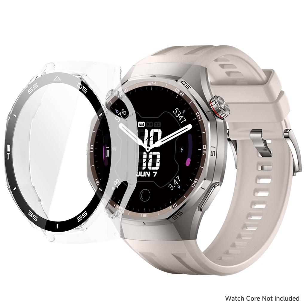 Силиконовый ремешок+Чехол для Huawei Watch GT6 Pro 46мм Стекло Защита экрана от царапин PC Защитный бампер для GT 6 Аксессуары