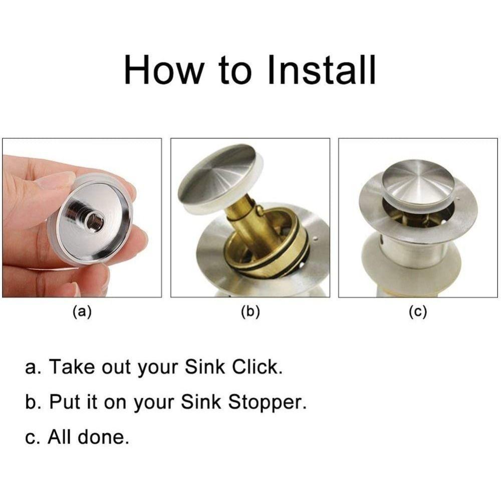 Copper Sink Drain Stopper Pop-up Pop-up Drain Plug New Basin Drain Stopper for Wash Basin