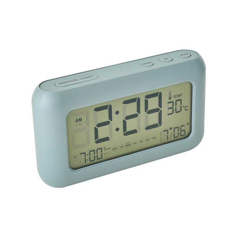 Новый Большой Экран Простой Зарядный Будильник Спальня Прикроватные Электронные Часы Многофункциональные Часы Перезаряжаемые