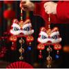 Cute Red Fu Bao Tassel Hanging Ornament Chinese Spring Festival Wall Door Pendant  New Horse Year Home Decorations
