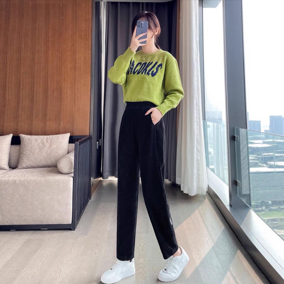 Женские узкие брюки-гаремы - Стильные узкие прямые штанины для осени, весны и зимы 2025