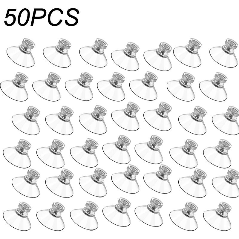 10 шт. прозрачных присосок, держатель для вакуумной присоски из ПВХ, пластиковые присоски с винтами для ванной комнаты, кухни, офисов