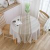Tablecloth Style Japanese Cotton and Linen Small Fresh Literary Round Table Coffee Table Dining Table Fabric Rectangle