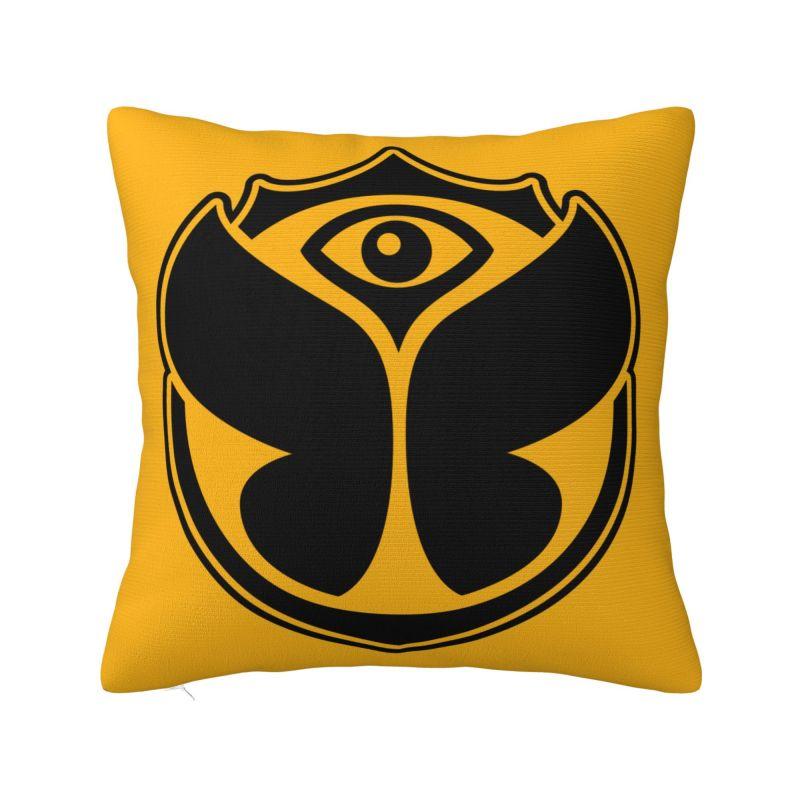 Fashion Tomorrowland Electronic Dance Festival Cushion Cover Polyester Throw Pillow Case for Sofa Square Pillowcase Home Decor