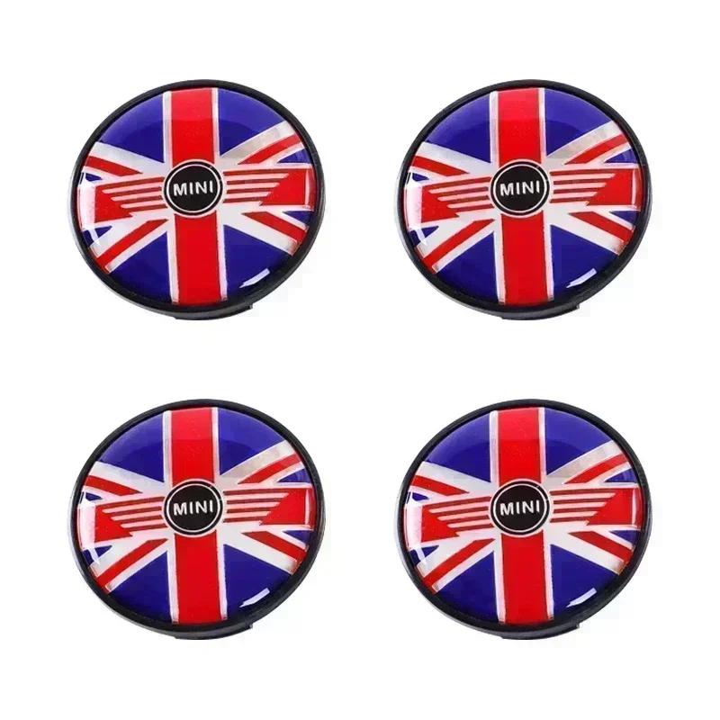 4PCS 54mm 56mm Car Wheel Center Hub Caps Rim Covers Badge Emblem For BMW Mini Cooper One S JCW R56 R50 R53 R55 R57 R60 F55