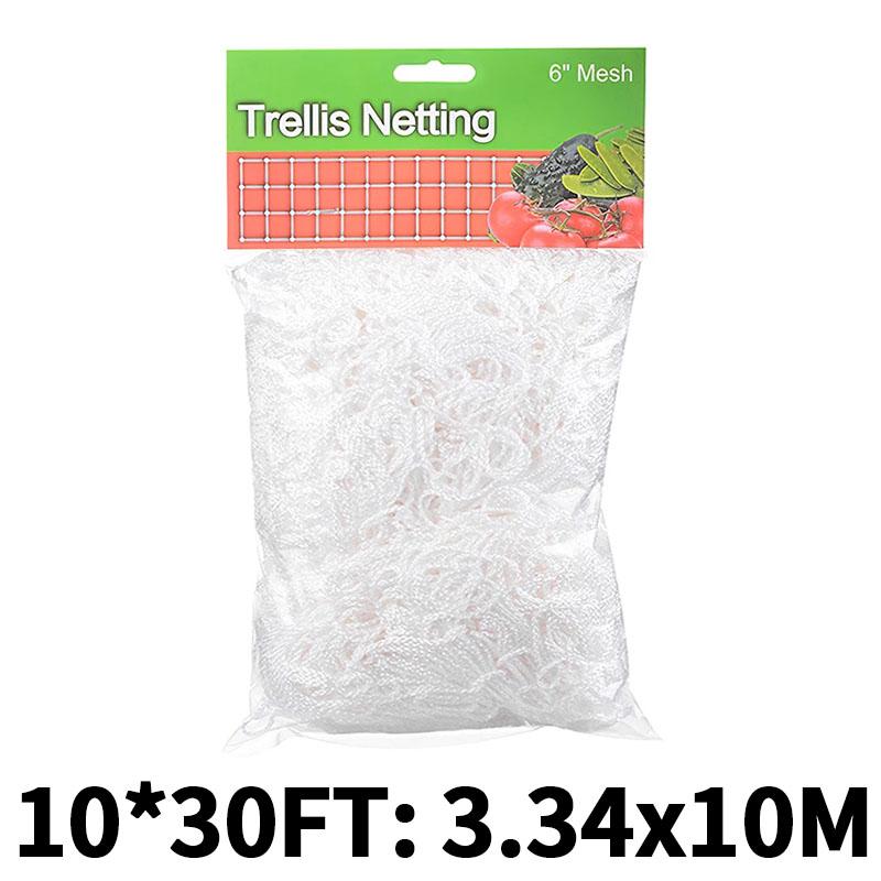 Решетка для садовых растений, сверхпрочная полиэфирная сетка для поддержки растений, виноградная лоза, гидропоника, садовая сетка, аксессуары, многоцелевое использование