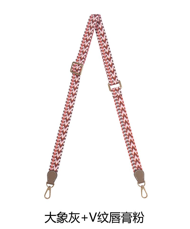 Paired With Longxiang Bag H Evelyn Lunch Box Adjustable Canvas Webbing Shoulder Strap Women's Crossbody Polka Dot DIY