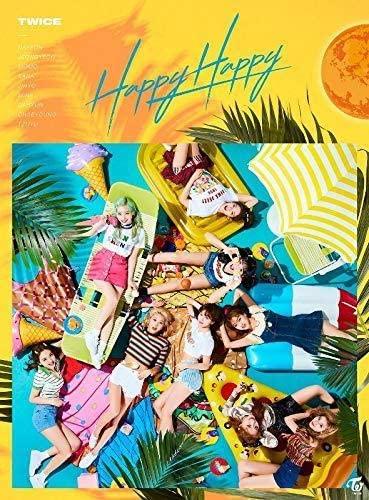 CD TWICE - HAPPY HAPPY (Первый пресс лимитированное издание WPZL316156 Warner Music Ja 2019 Япония K-Pop Б/У