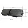Stroller sleeve, sled hand muff, insulated, winter fleece