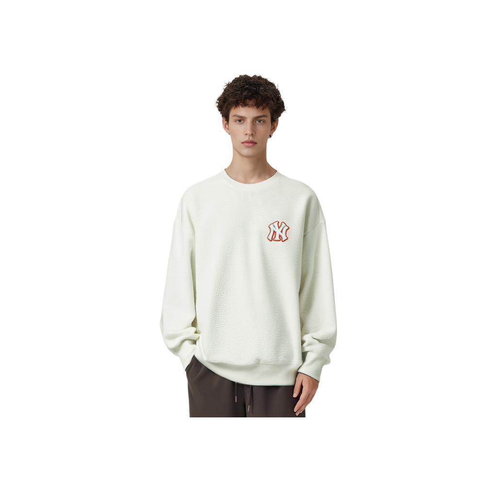 New MLB Sweatshirts Unisex Cream 3AMTF5316-50CRS