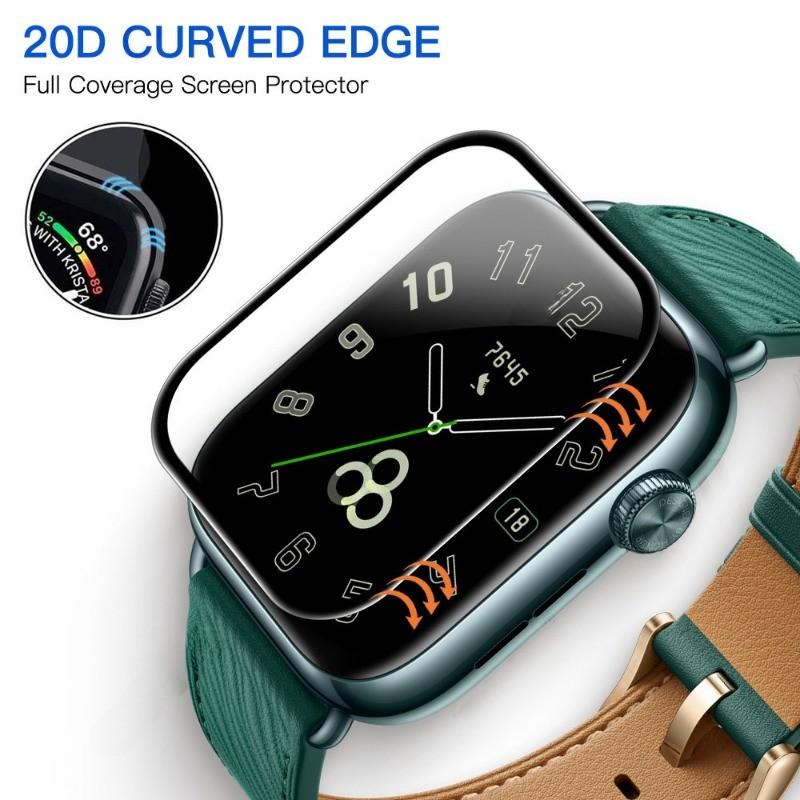 1-3 шт. 20D защитная пленка для экрана Honor Watch 5, антицарапающая пленка, полное покрытие, защитная пленка Ultra-HD для Huawei Honor Watch 5 (Не стекло)