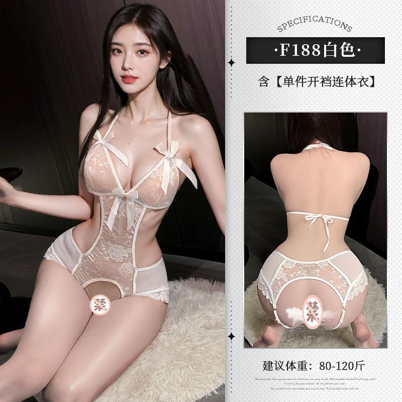 Открытая промежность свободные кошечки большой размер толстая сестра эротическое нижнее белье сексуальное чистое желание униформа кружево соблазнение пижама 18