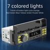 Bluetooth car radio 1 din, 4X45W, FM radio Bluetooth AUX, MP3 FLAC USB Flash drive microSD, Microphone Hands Free,Phone Holder and charging