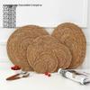 Handmade Woven Heat-Resistant Cattail Placemats: Non-Slip Casserole and Tea Mats
