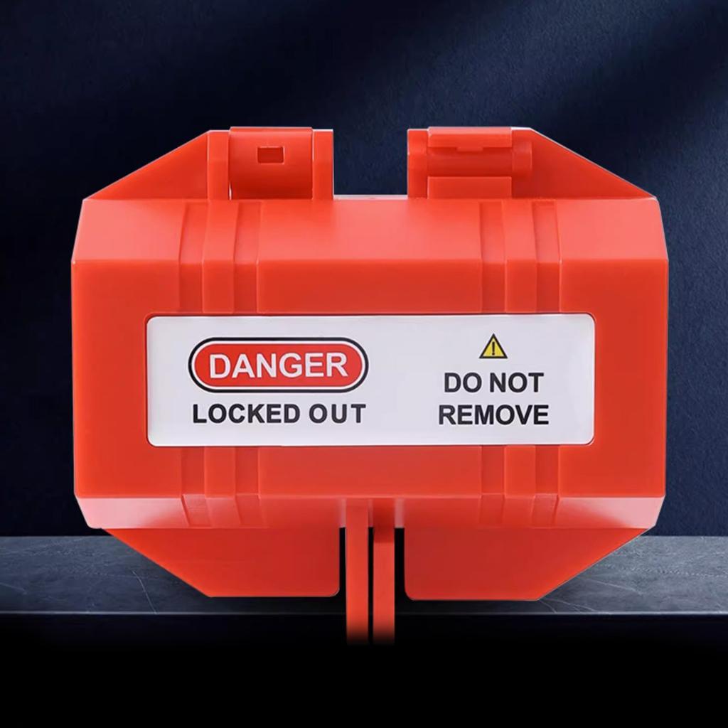 Устройство блокировки вилки с блокировочной биркой Пластиковая бирка для блокировки вилки Питание Блокировка Электрическая вилка и Блокировка вилки термостата Долговечная