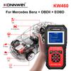 KONNWEI KW460 Obd2 Scanner for Mercedes Benz ABS Airbag Oil ABS EPB DPF SRS TPMS Reset Full Systems Auto Diagnostic Tool