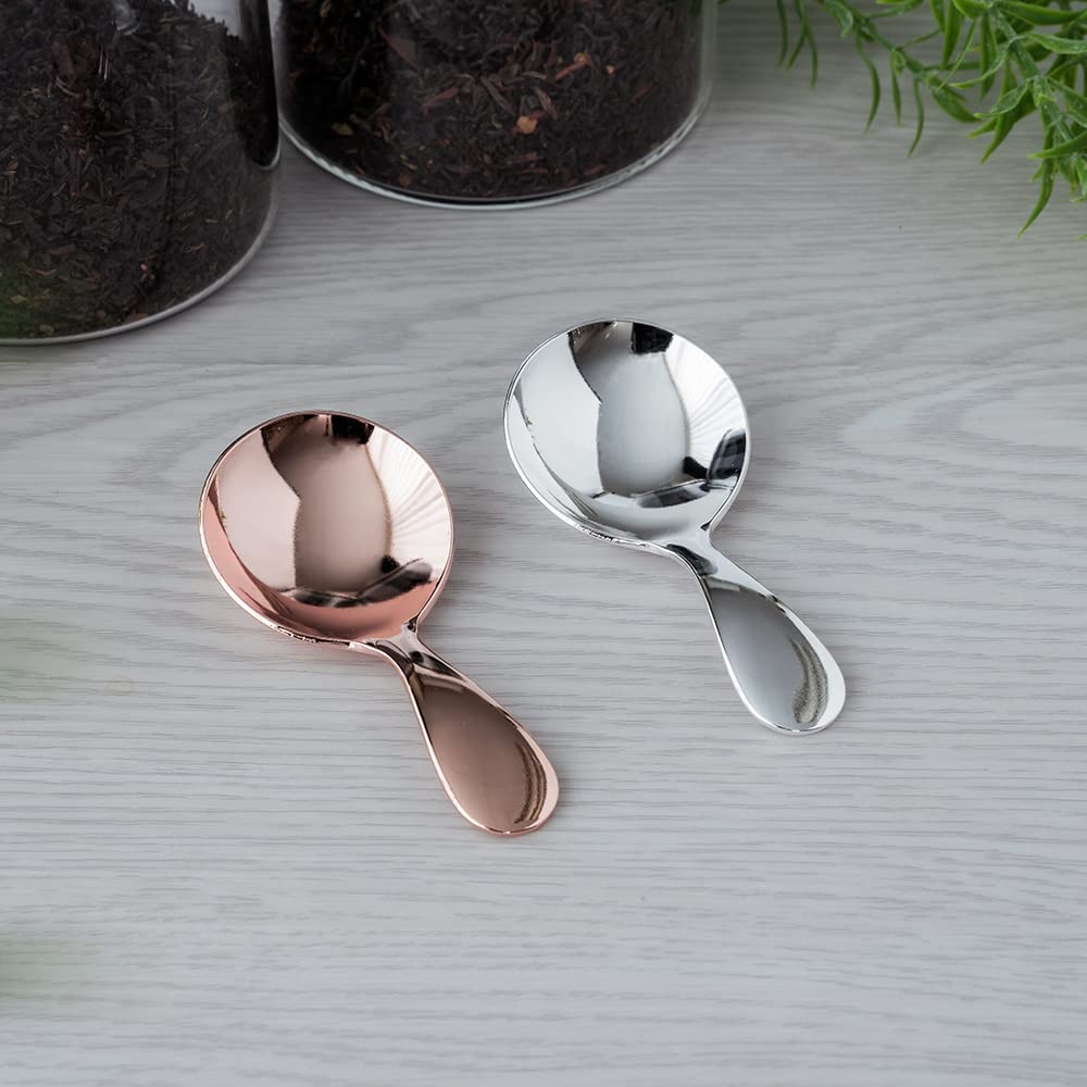 Aoyoshi CASUAL PRODUCT Ложка для чая, Круглая, Розовое золото, 510809, Сделано в Японии