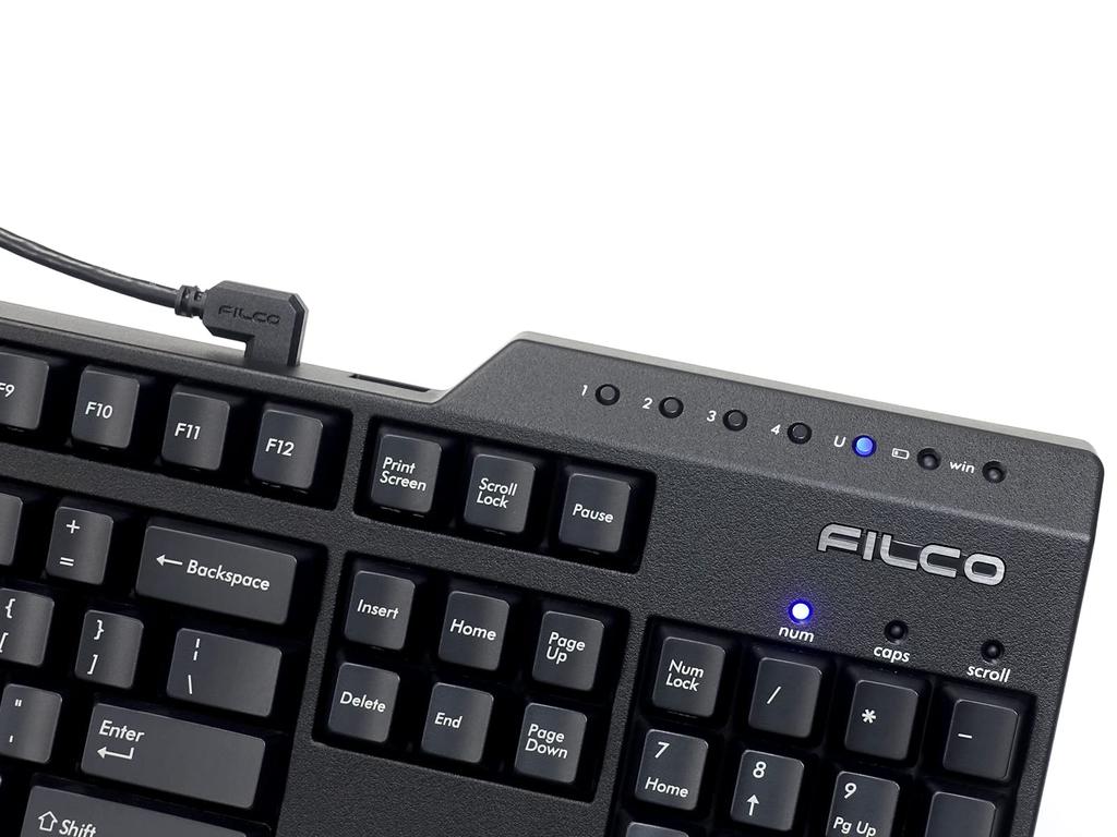 FILCO Majestouch Convertible3 Full Size 108 Keys Japanese Layout Kana Compatible with Both Bluetooth USB CHERRY MX Brown Axis with 3 Red Key Locks