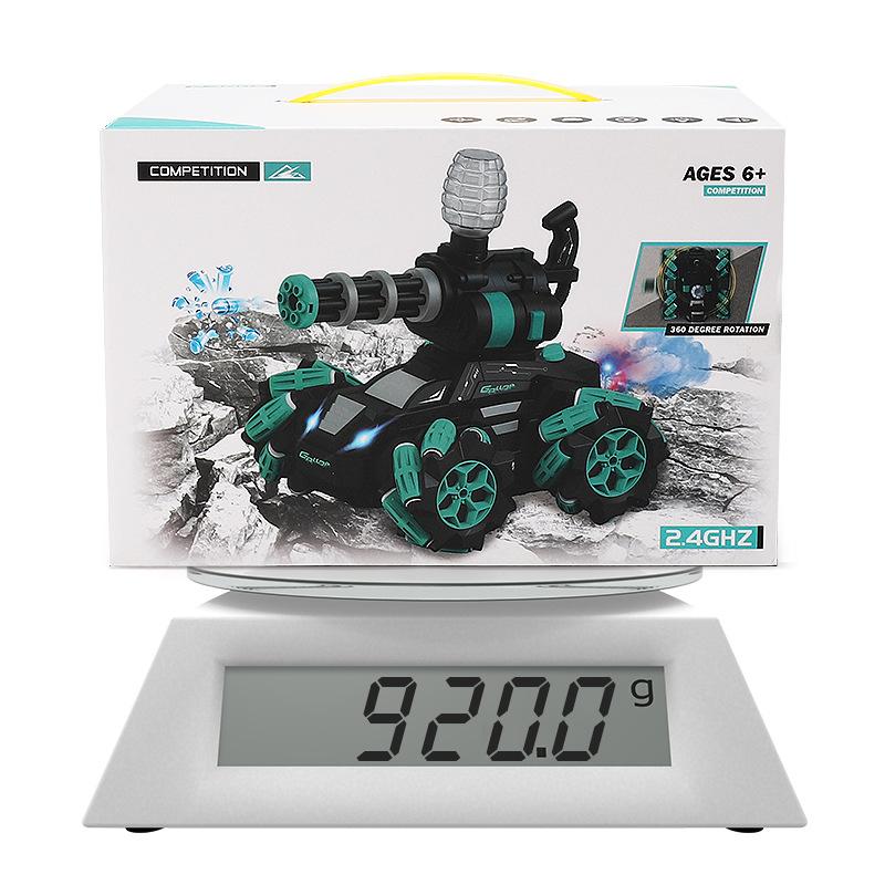 Gesture Control Remote Control Tank Toy Car with Music, Spray & LED Lights, Smart RC Vehicle Gift for Boys Girls