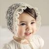 White Baby Lace Hat Breathable Girl Sunhat Ins Lace Ruffle Hat  Photo Props