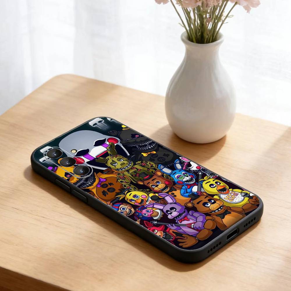 Чехол для телефона Five Nights at Freddy's для Samsung Galaxy A73, A72, A71, A70, A52, A51 Другие Мягкий Черный Чехол
