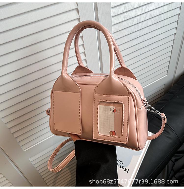 Korean Fashion Small Square Bag Women's Handbag 2025 New Simple Pocket Versatile Shoulder Crossbody Bag