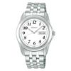 Часы SEIKO SELECTION SCXC009, мужские/унисекс, кварцевый механизм, белый циферблат.