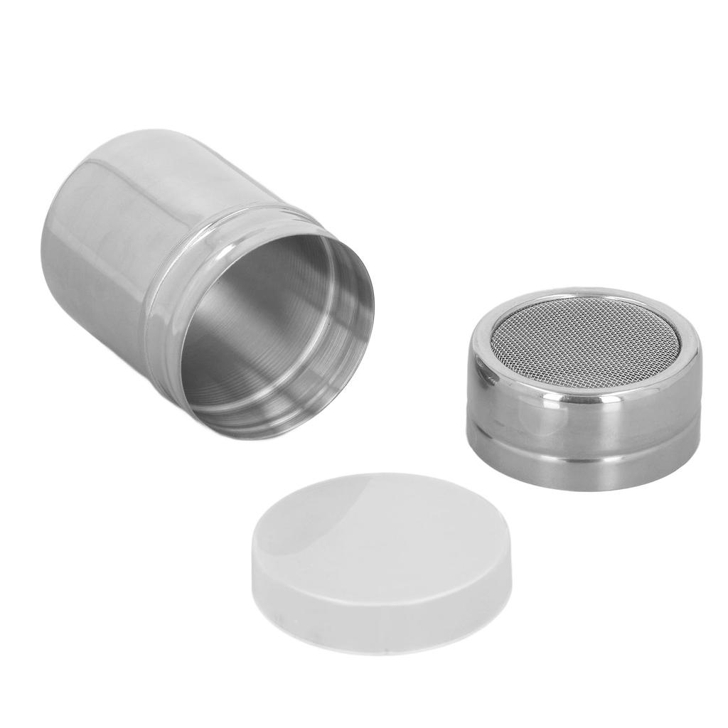 Шейкер-сито для кофейного порошка из нержавеющей стали, шейкер для какао, влагозащитный просеиватель для порошка, цилиндр с