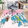 1pc Flower Bouquet Smurf Love Carpet for Playroom Bedroom Living Room Sofa Home Decor,kids Game Area Rug Non-slip Floor Mat Y72392