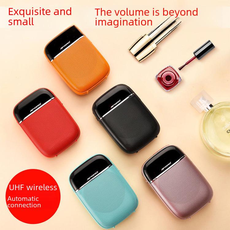 APORO T2UHF Bluetooth Мини-динамик на поясе и гарнитура для учителя