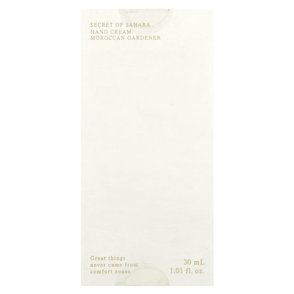 Secret Of Sahara, Hand Cream, Moroccan Gardener, 30Ml(1.01Fl Oz)