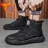 Autumn/ Winter  Men's Retro Shoes Cow Split Leather Men Boots Comfortable Motorcycle Boots Winter Boots Men's Genuine Leather Moccasins