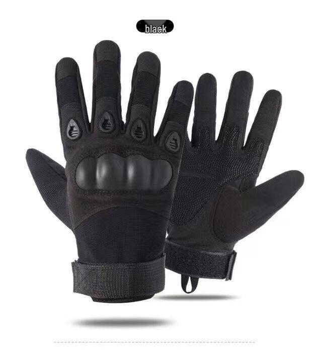 Men's Tactical Non-Slip Hard Shell Combat Gloves for Outdoor and Cycling