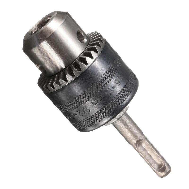 Великобритания! 1,5-13 мм резьба 1/2 20UNF патрон для перфоратора с ключом и хвостовиком SDS Plus.