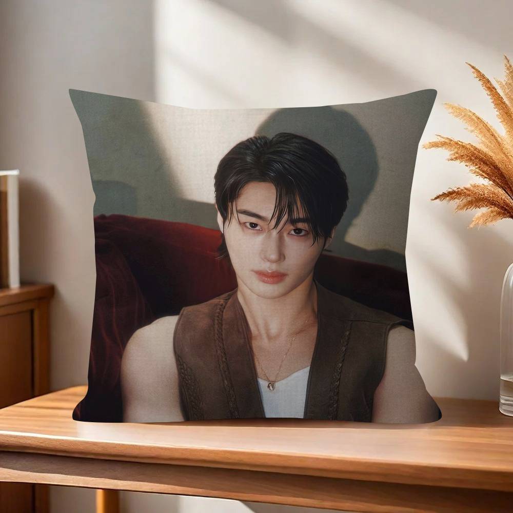 Korean Celebrity Byeon Wooseok Pillowcase toon Gift Cushion Cover Bedroom Home Sofa Chair Seat Decor pillow case