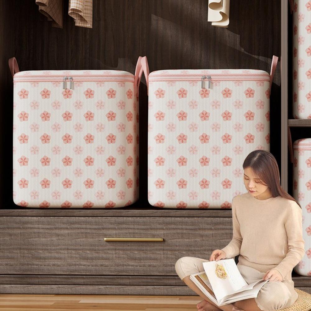Large Capacity Clothes Storage Bins Dust-Proof Moving Storage Quilt Bag Household Supplies