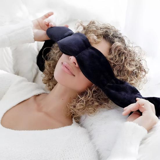 Маска для глаз для снятия давления, для восстановления после тренировки, для сна, легкая, компактная, светоблокирующая, для сна