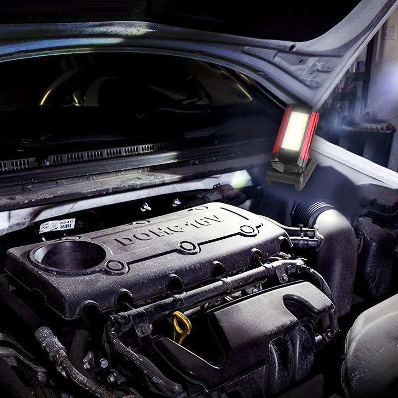 Многофункциональный зарядный рабочий свет с магнитной базой, 5 режимов освещения, ультраяркий и портативный, для улицы, кемпинга, мастерской, аварийного освещения