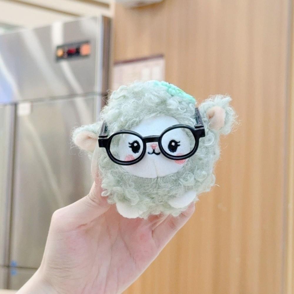 Soft Sheep Keychain Doll Short Velvet Sheep Keychain New Bag Pendant Backpack Accessories