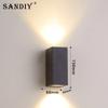 SANDIY Outdoor LED Garden Wall Lamp Up Down Light for House Decor Exterior Patio Porch Garage Gate Balcony Step Waterproof IP65