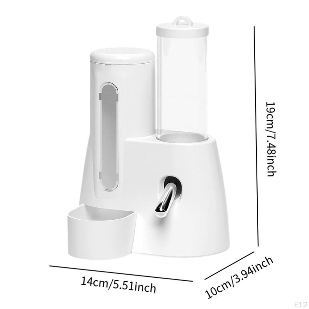 Автоматическая кормушка для хомяков, автоматический дозатор, бутылка для воды, универсальная прозрачная миска для кормления