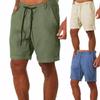 Comfortable Summer Mens Shorts With Moisture-wicking Fabric For Yoga And Fitness