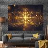 2D Metatron's Cube Sacred Geometry Backdrop Spiritual Photo Booth Banner
