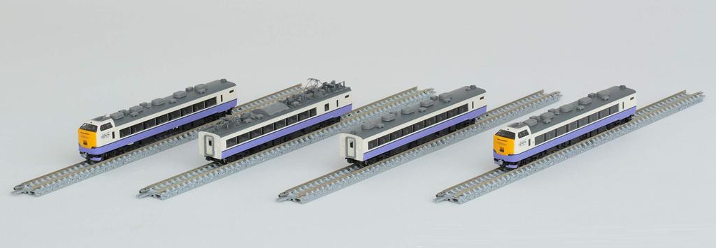 TOMIX N Gauge 485 3000 Series Limited Express Train Basic Set 4 Cars 98349 Модель железнодорожного поезда