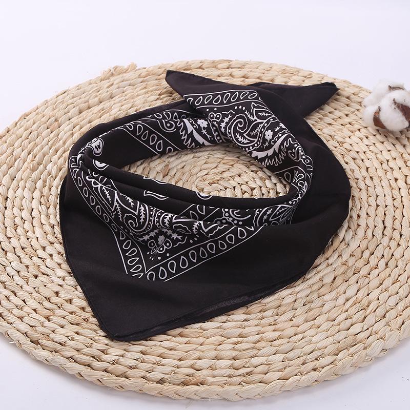 Fashion Women Bandana Scarf Girls Kids Punk Square Bandanas Headwear Bohemian Head Scarf Headbands Hair Accessories
