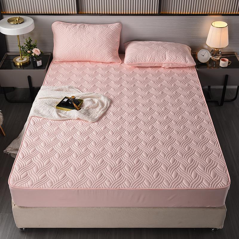 Покрывало цельное с хлопковой подкладкой, защитный чехол для матраса Simmons, утолщенный нескользящий наматрасник, пыленепроницаемое покрывало