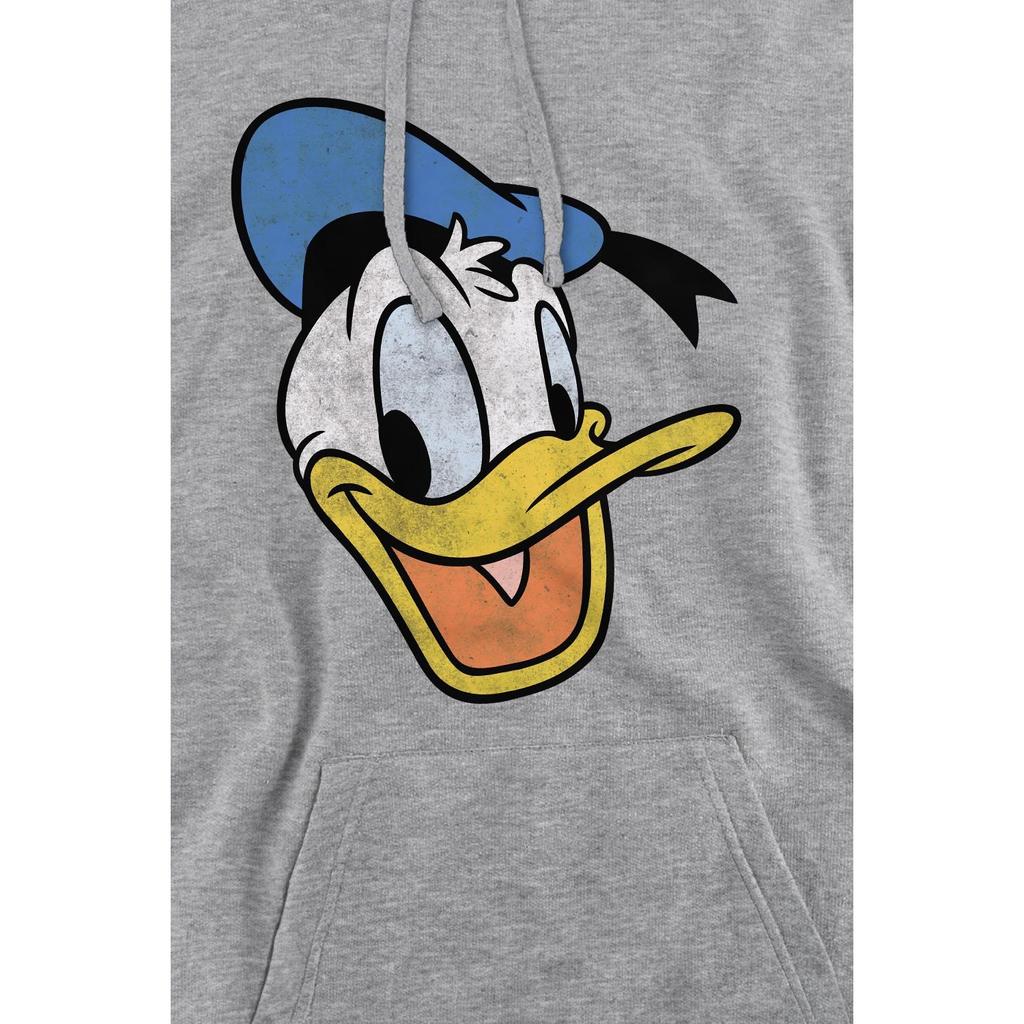 Disney Mens Donald Duck Vintage Face Hoodie